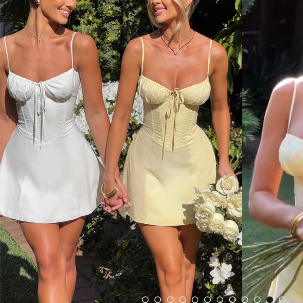 Babyboo mini dress yellow